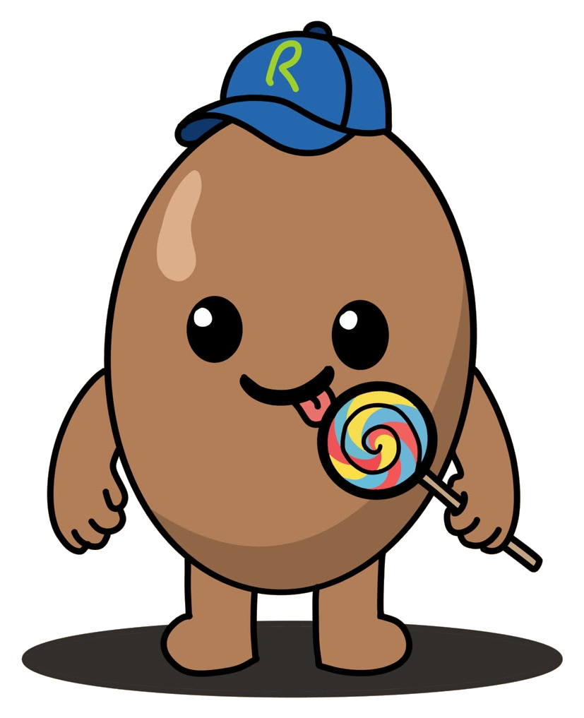 Eggling with lollipop